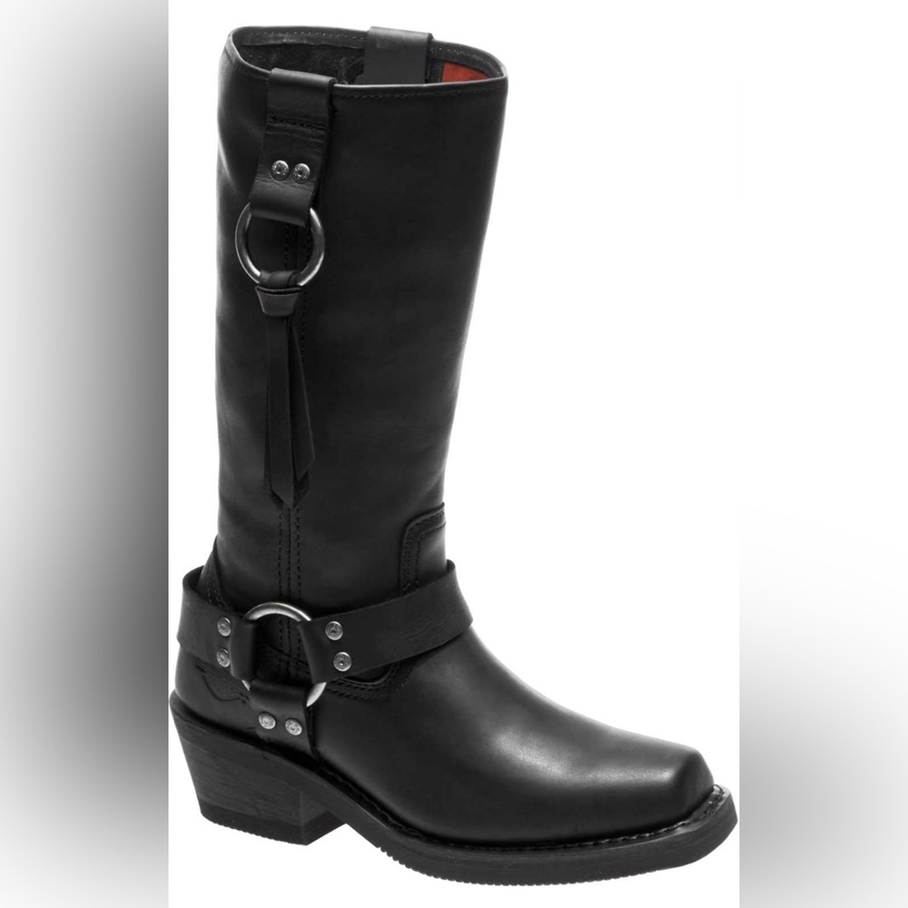 Harley-Davidson Fenmore Black Leather Women's Boots